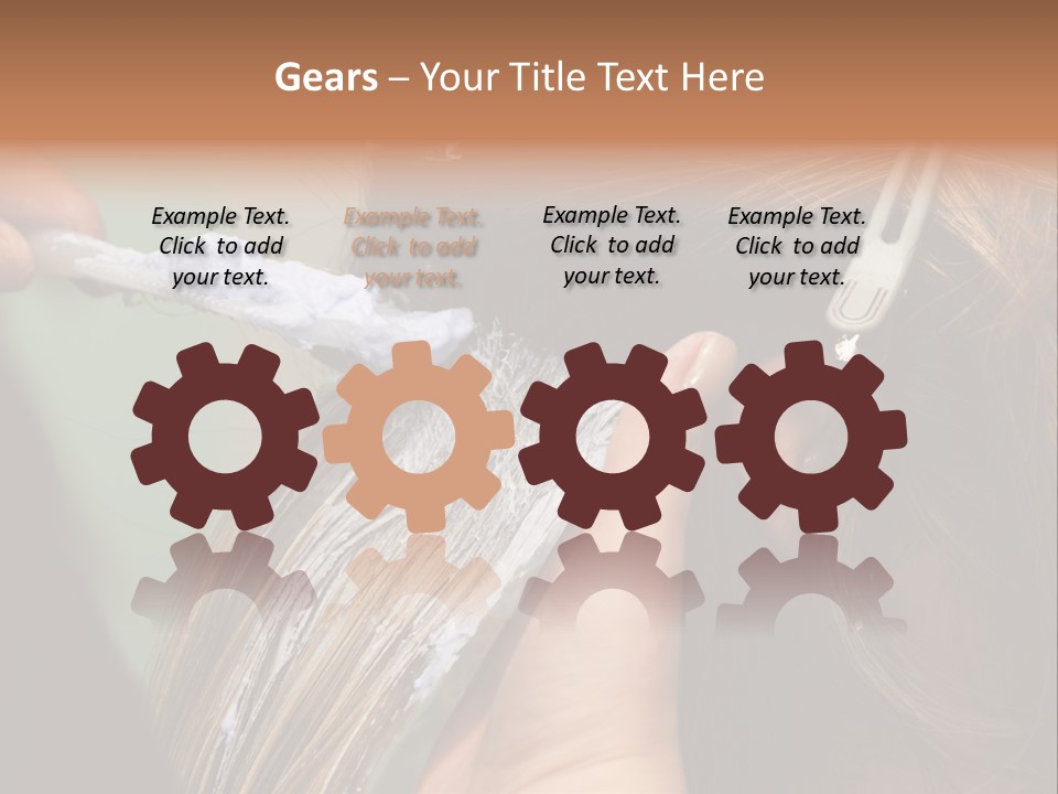 Dyeing Skill Hair PowerPoint Template