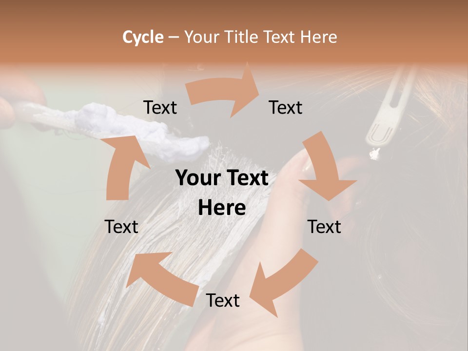 Dyeing Skill Hair PowerPoint Template