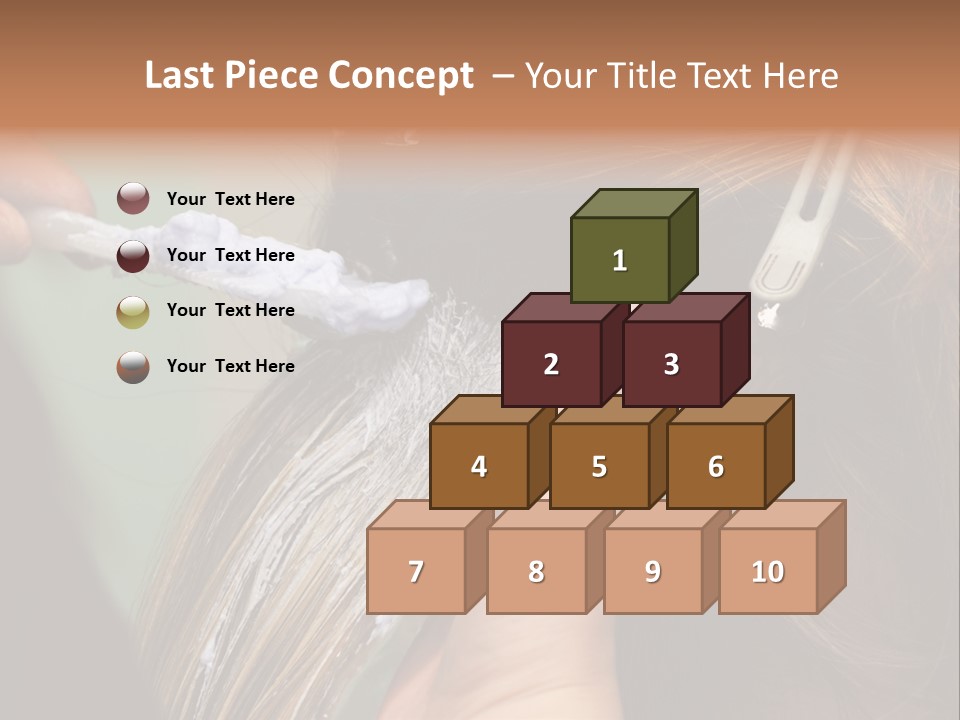 Dyeing Skill Hair PowerPoint Template