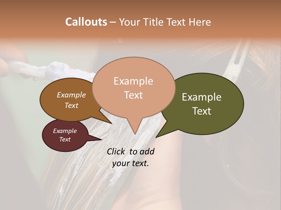 Dyeing Skill Hair PowerPoint Template