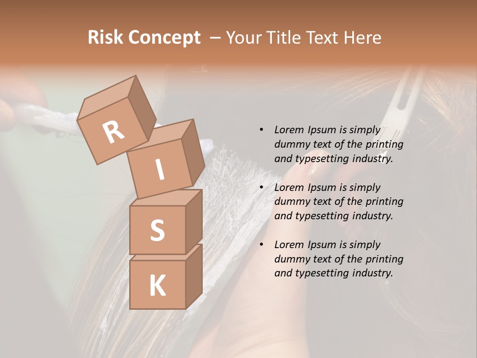 Dyeing Skill Hair PowerPoint Template