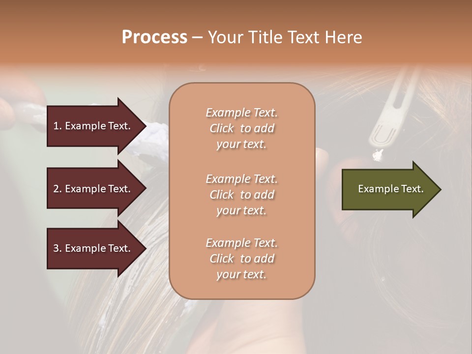 Dyeing Skill Hair PowerPoint Template