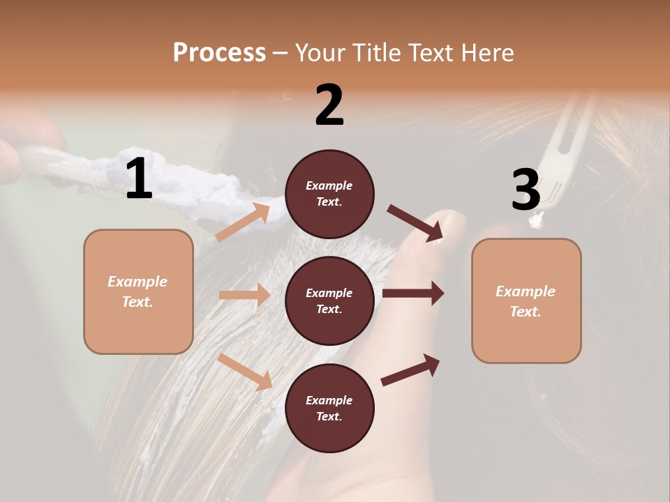 Dyeing Skill Hair PowerPoint Template