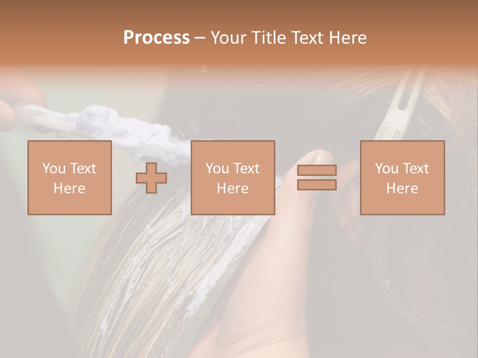 Dyeing Skill Hair PowerPoint Template