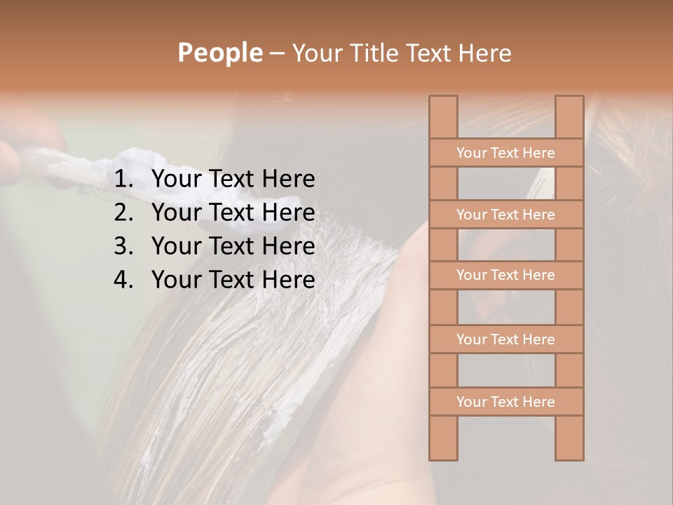 Dyeing Skill Hair PowerPoint Template