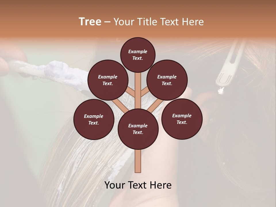 Dyeing Skill Hair PowerPoint Template