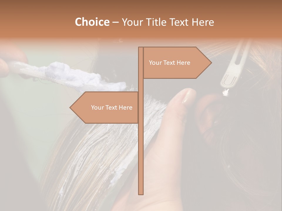 Dyeing Skill Hair PowerPoint Template