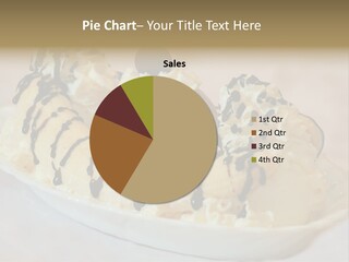 Banana Split Frosted Creamy PowerPoint Template