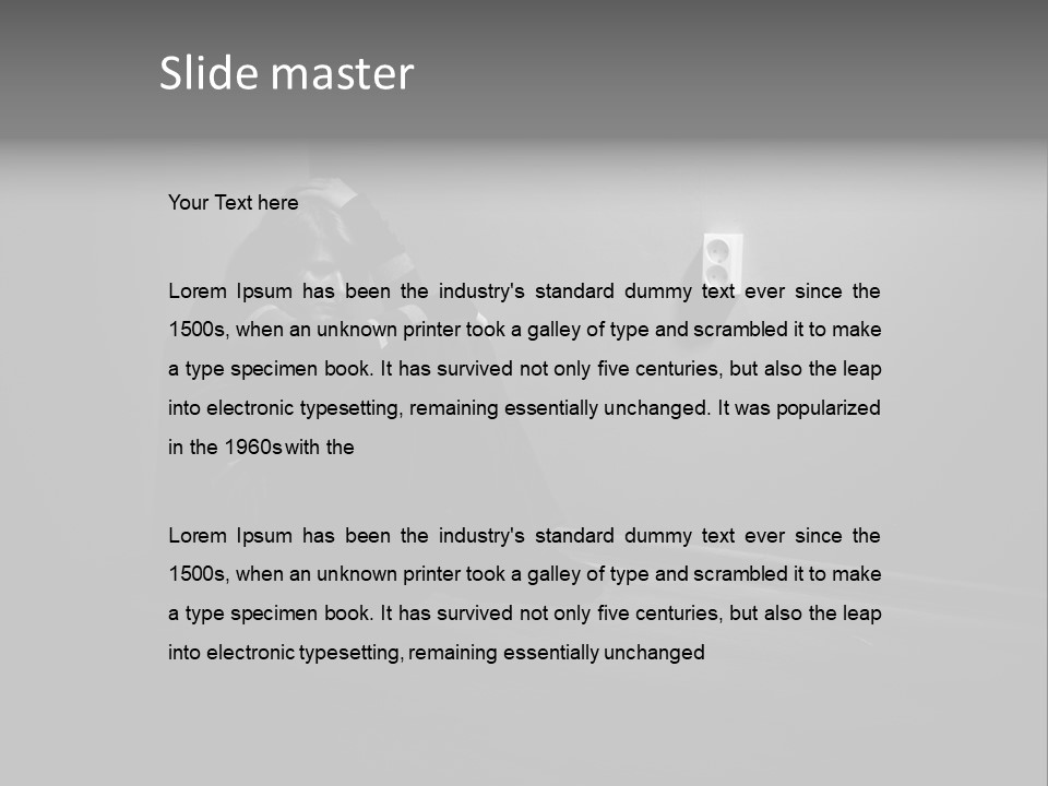 Contemplation Child Sadness PowerPoint Template