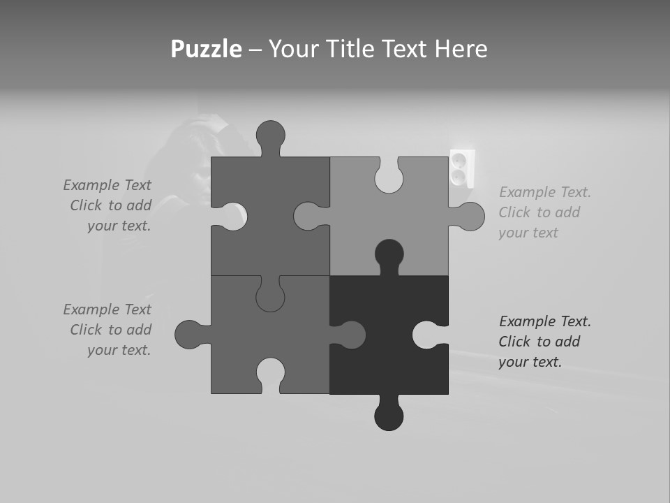 Contemplation Child Sadness PowerPoint Template