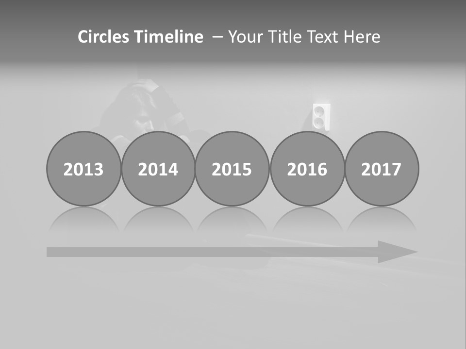 Contemplation Child Sadness PowerPoint Template