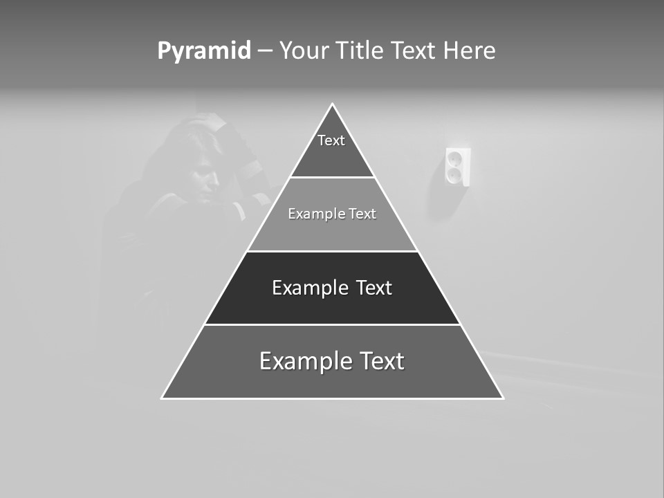 Contemplation Child Sadness PowerPoint Template