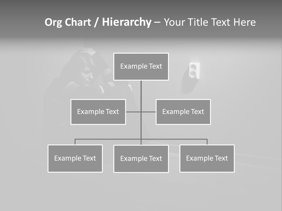 Contemplation Child Sadness PowerPoint Template