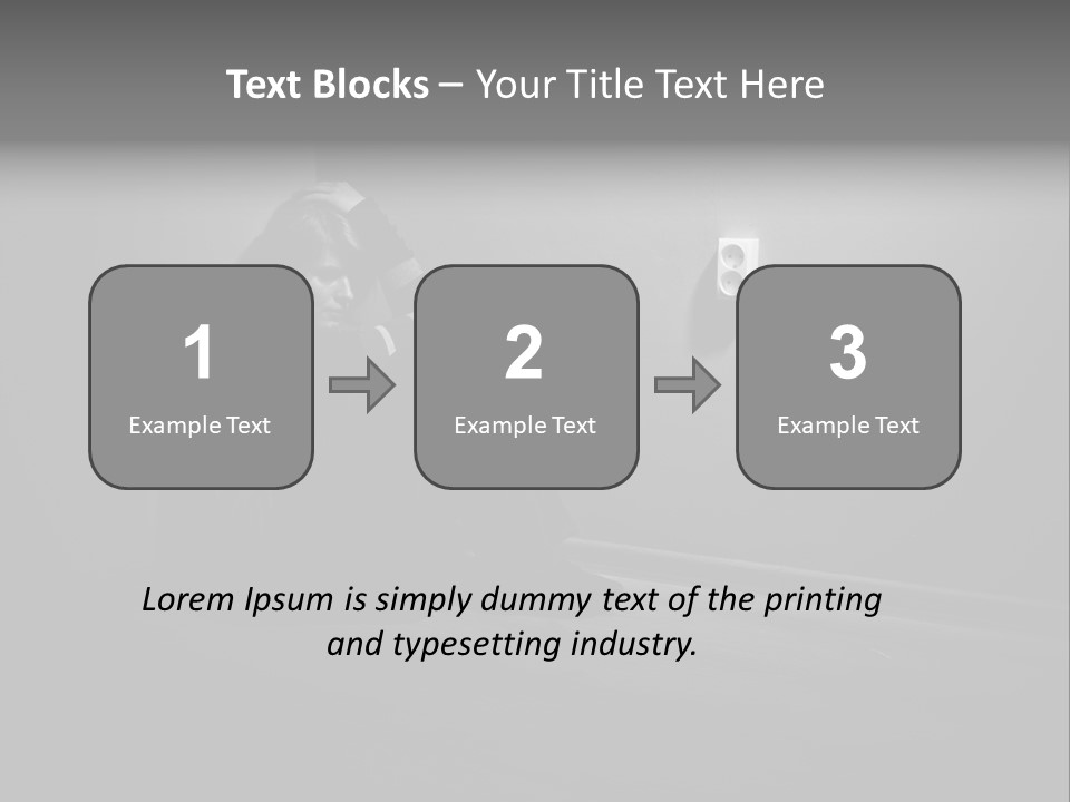 Contemplation Child Sadness PowerPoint Template