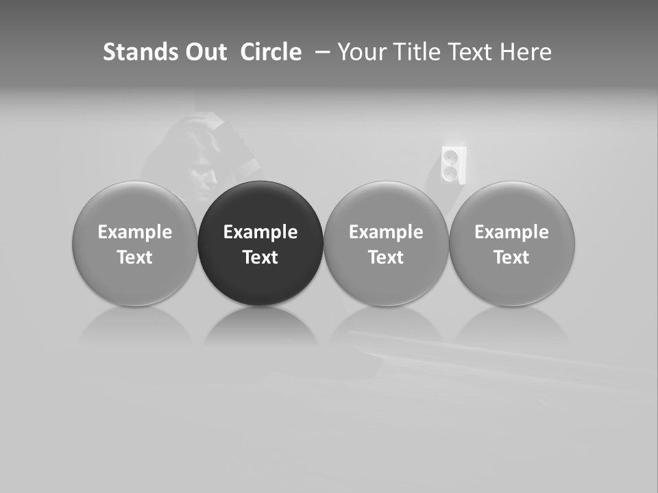 Contemplation Child Sadness PowerPoint Template