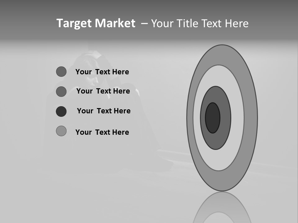 Contemplation Child Sadness PowerPoint Template