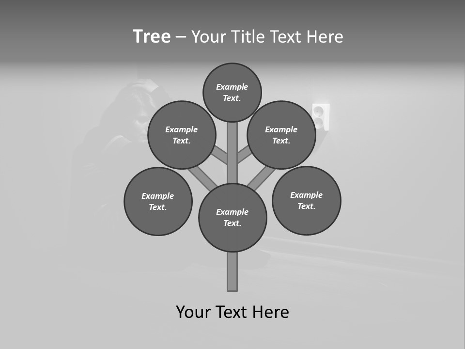 Contemplation Child Sadness PowerPoint Template