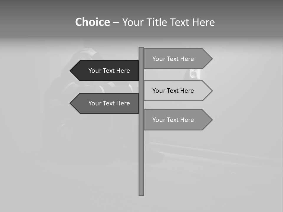 Contemplation Child Sadness PowerPoint Template