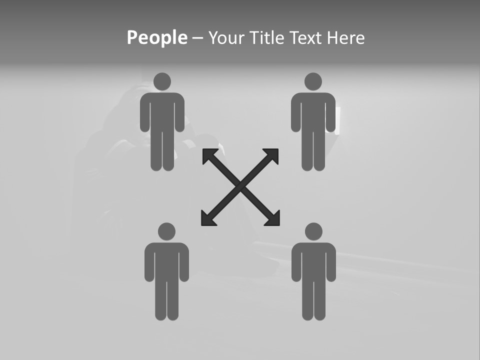 Contemplation Child Sadness PowerPoint Template