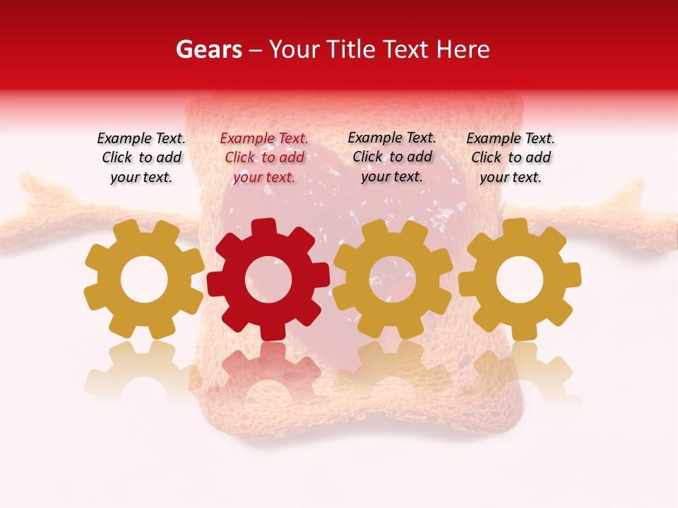 Strawberry Breakfast Symbol PowerPoint Template