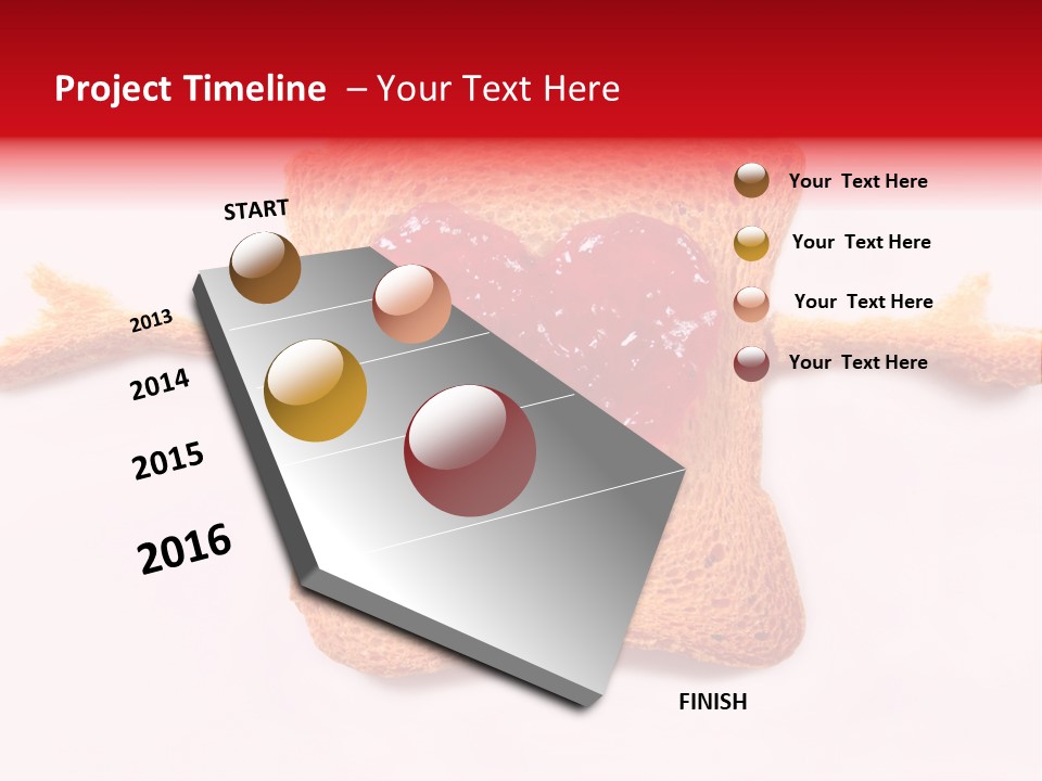 Strawberry Breakfast Symbol PowerPoint Template