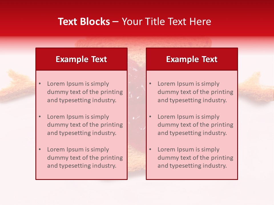 Strawberry Breakfast Symbol PowerPoint Template