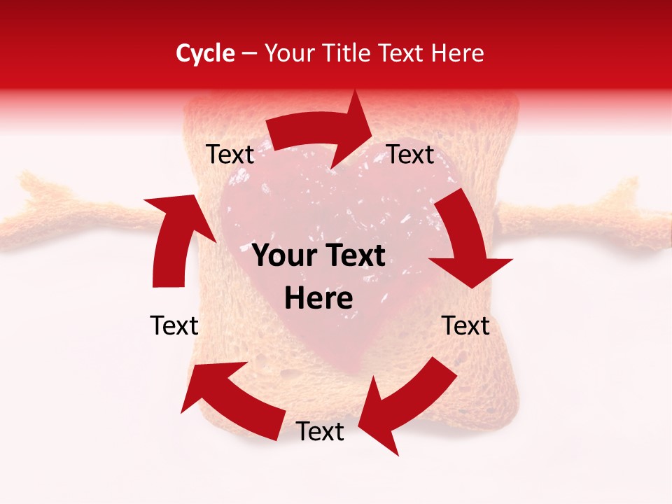 Strawberry Breakfast Symbol PowerPoint Template