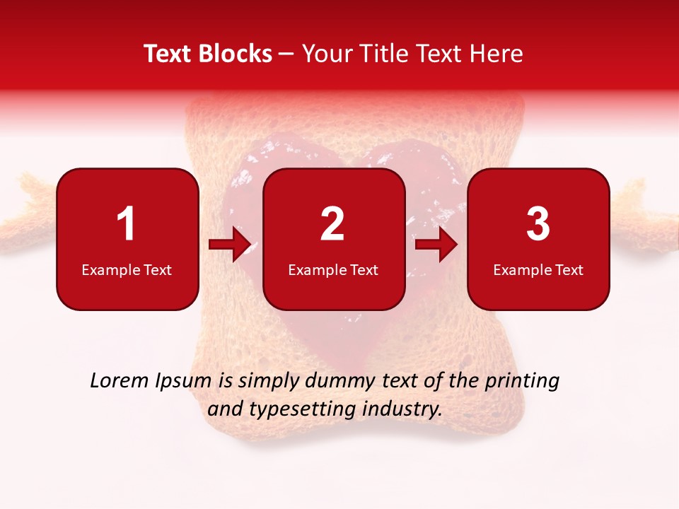 Strawberry Breakfast Symbol PowerPoint Template