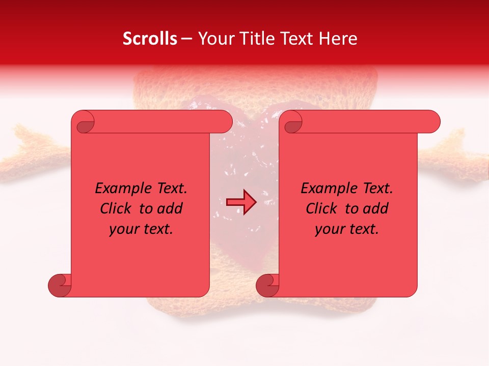 Strawberry Breakfast Symbol PowerPoint Template