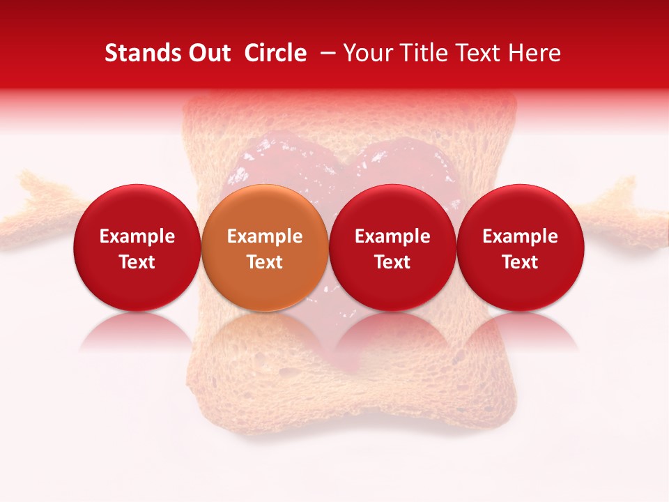 Strawberry Breakfast Symbol PowerPoint Template