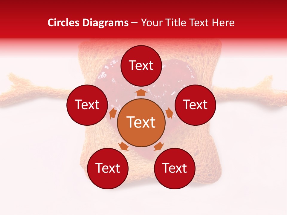 Strawberry Breakfast Symbol PowerPoint Template