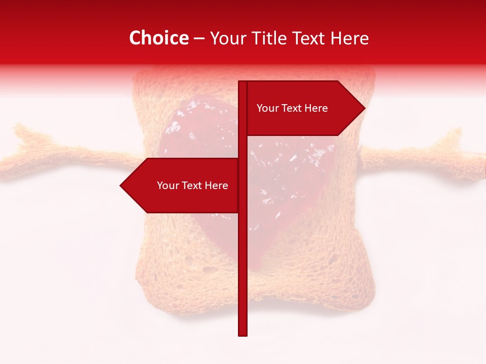 Strawberry Breakfast Symbol PowerPoint Template