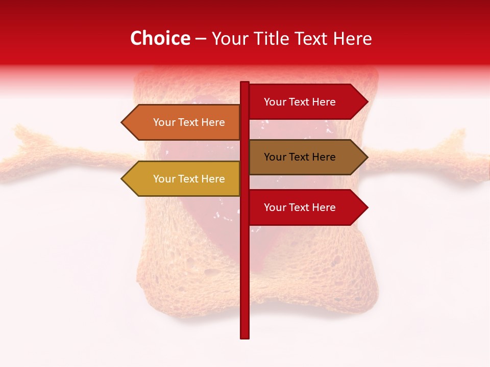 Strawberry Breakfast Symbol PowerPoint Template