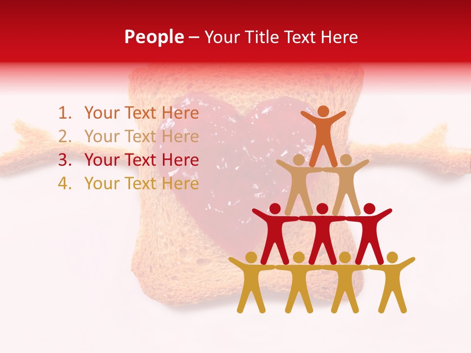 Strawberry Breakfast Symbol PowerPoint Template