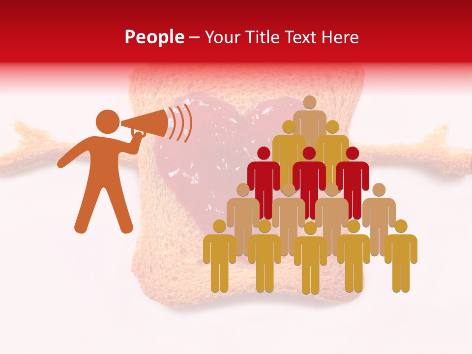 Strawberry Breakfast Symbol PowerPoint Template