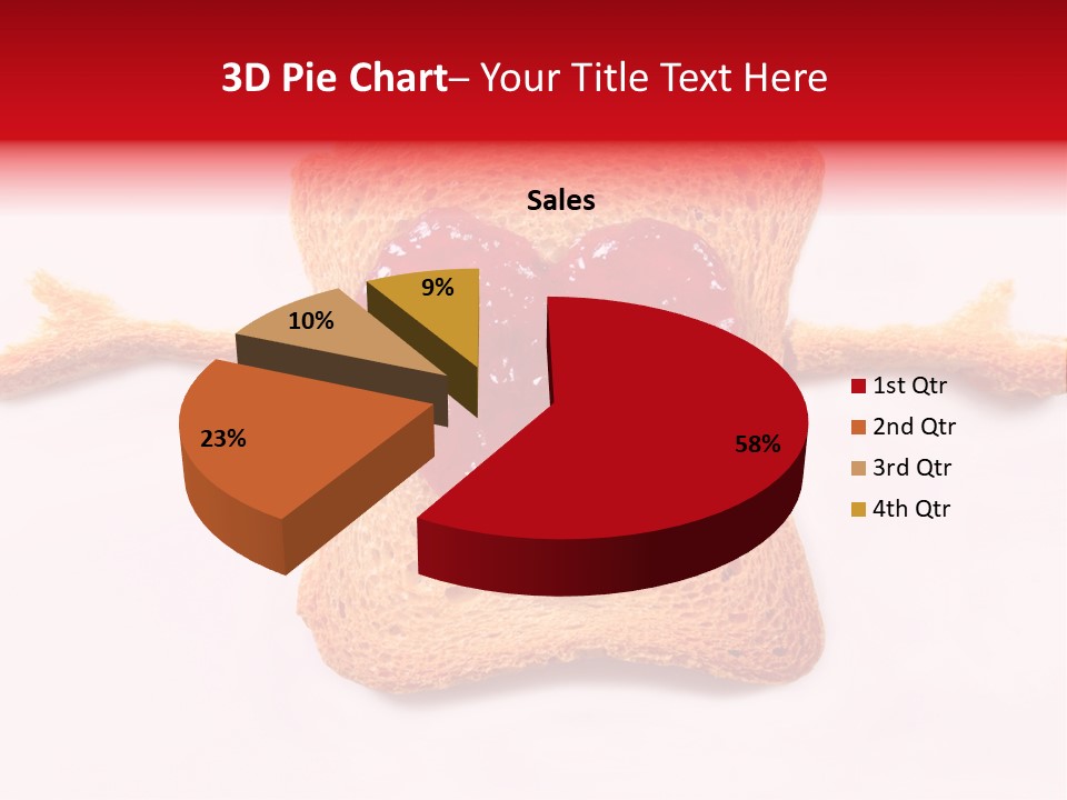 Strawberry Breakfast Symbol PowerPoint Template