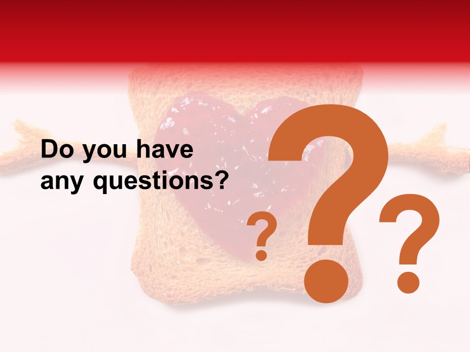 Strawberry Breakfast Symbol PowerPoint Template