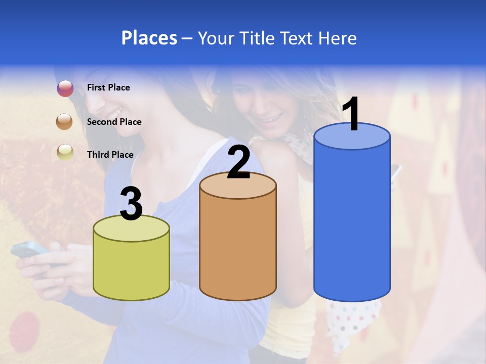 Cute Friendship Horizontal PowerPoint Template