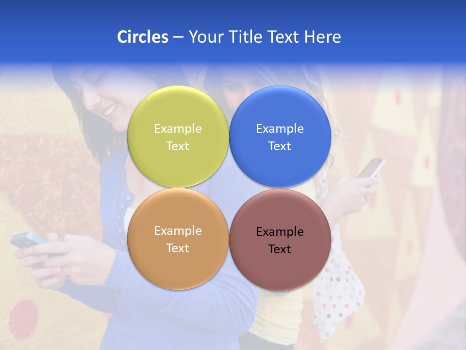 Cute Friendship Horizontal PowerPoint Template