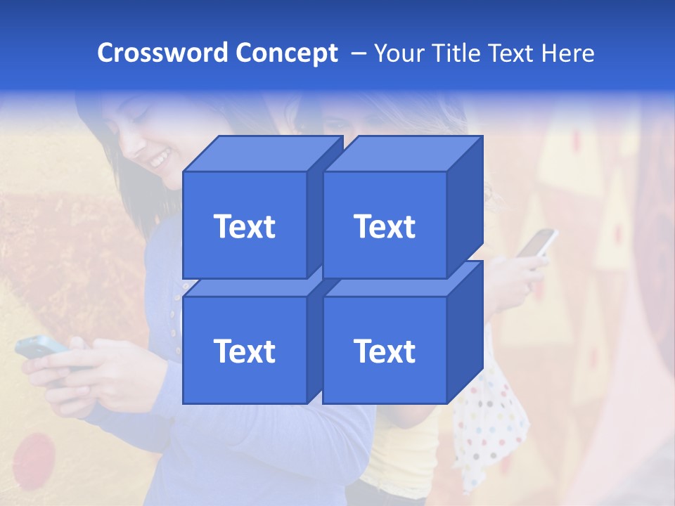 Cute Friendship Horizontal PowerPoint Template