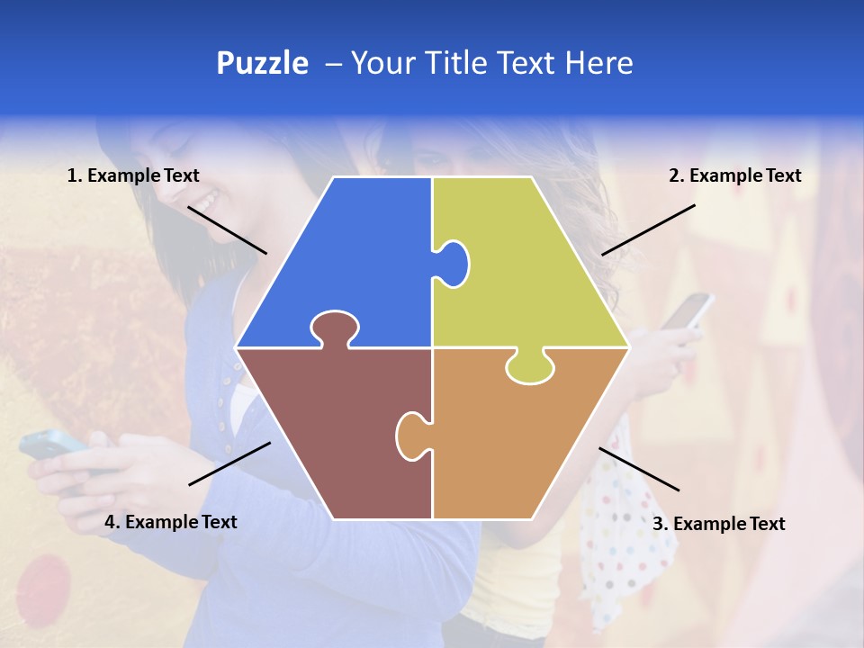 Cute Friendship Horizontal PowerPoint Template