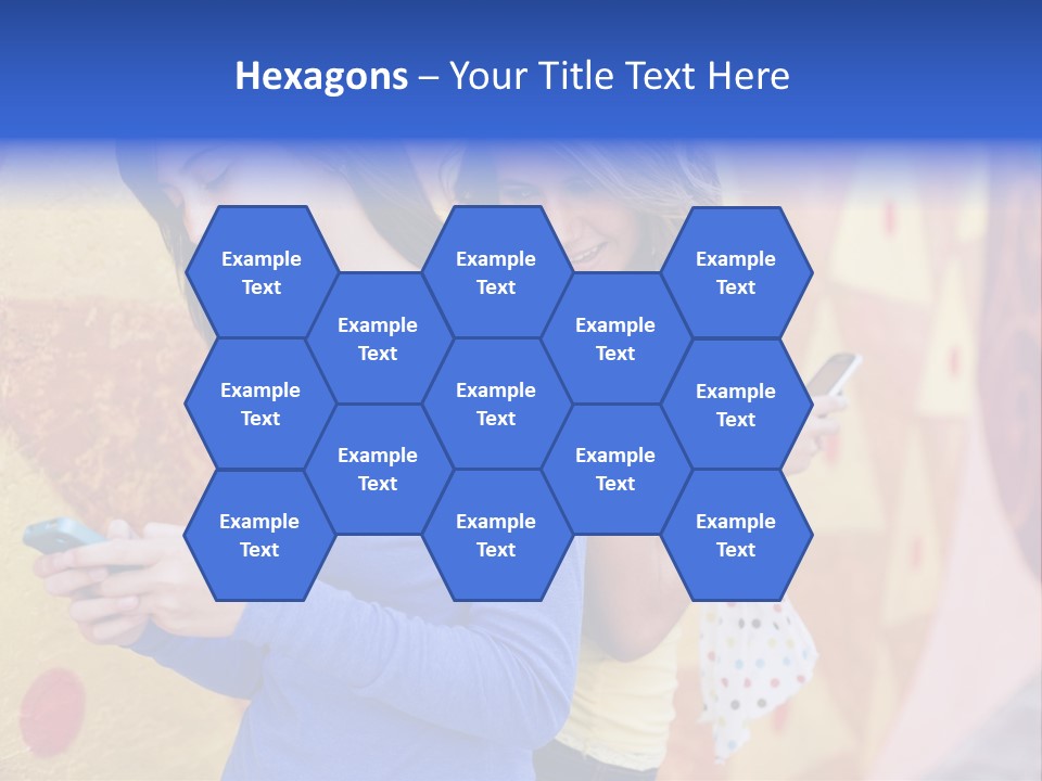 Cute Friendship Horizontal PowerPoint Template