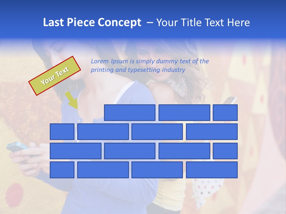 Cute Friendship Horizontal PowerPoint Template