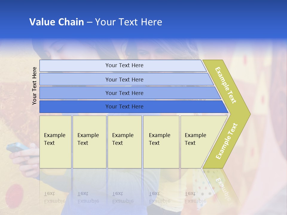 Cute Friendship Horizontal PowerPoint Template