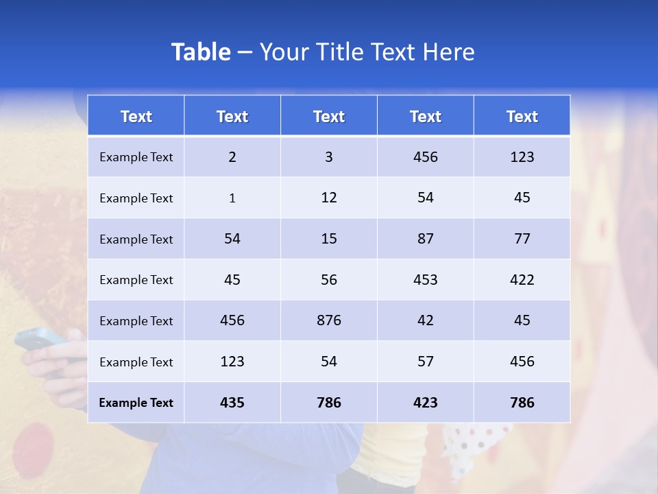 Cute Friendship Horizontal PowerPoint Template