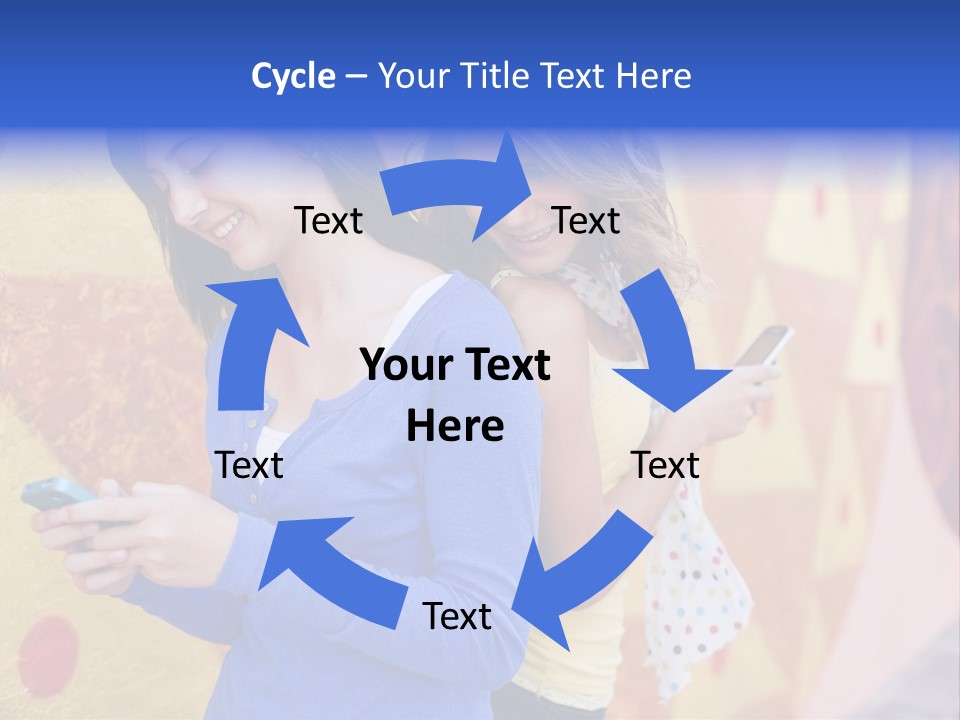 Cute Friendship Horizontal PowerPoint Template