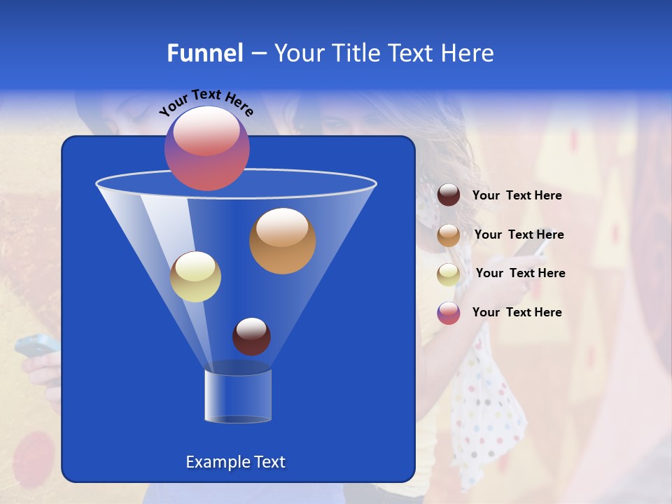 Cute Friendship Horizontal PowerPoint Template