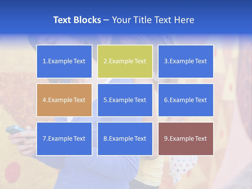 Cute Friendship Horizontal PowerPoint Template