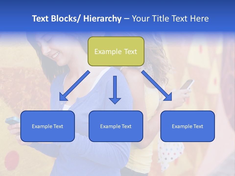 Cute Friendship Horizontal PowerPoint Template