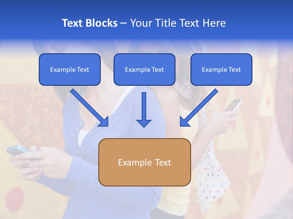 Cute Friendship Horizontal PowerPoint Template